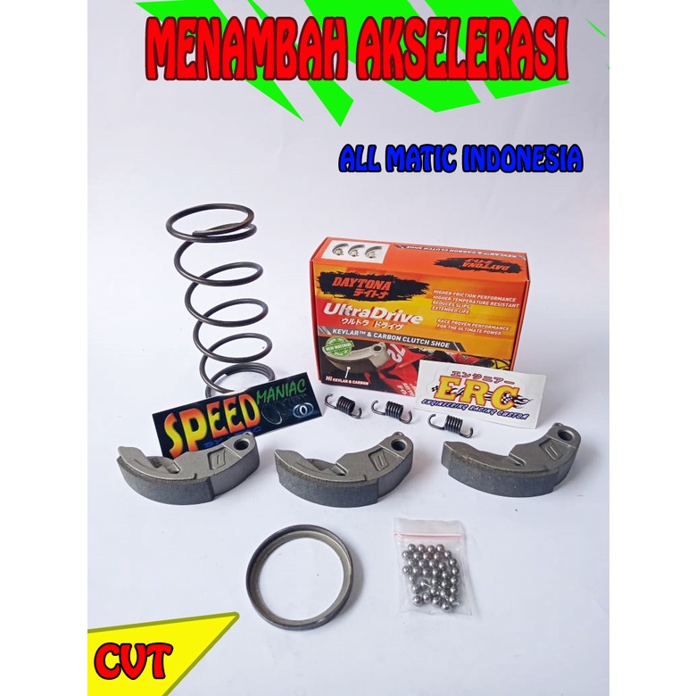 PAKET UPGRADE CVT KAMPAS GANDA PER CVT CUSTOM BEARING SEATER PELOR ORIGINAL JAPAN DAYTONA