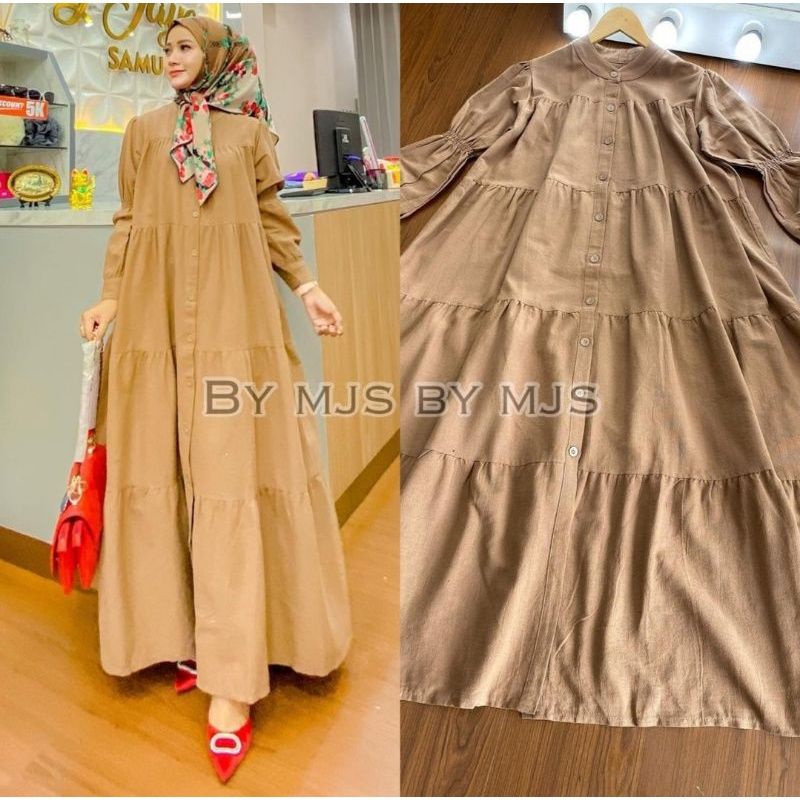 IL - ZOYA MIDI DRESSS FULL KANCING // QIQI MAXI DRESS KATUN PREMIUM