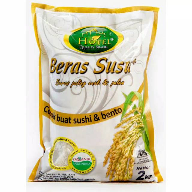 

Beras Susu HOTEL Organic 2kg / Beras Sushi dan Bento