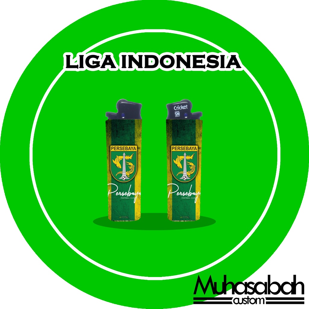 Liga Sepak Bola Indonesia Korek Api Cricket Custom Gambar Unik Murah