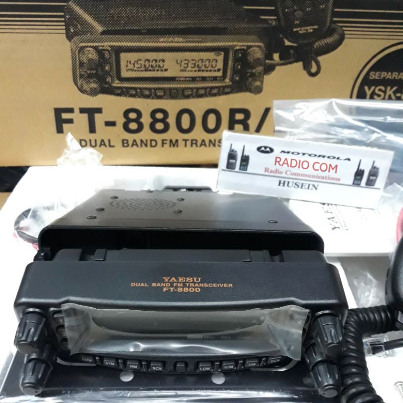 RADIO RIG YAESU FT8800 DUALBAND MURAH ORI RADIO MOBIL BASE STATION YAESU FT-8800 DUALBAND ORIGINAL