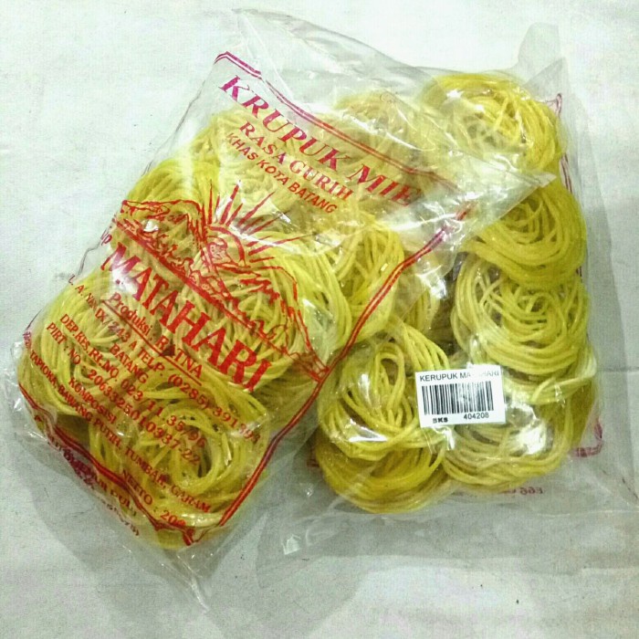 Krupuk Mie Mentah Cap Matahari 200 Gram