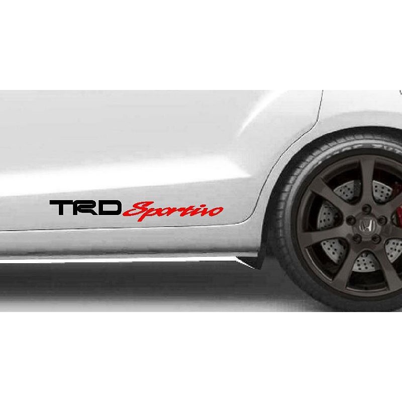 Stiker Trd Sportivo Sticker Trd Sportivo Mobil Eksterior Toyota Murah