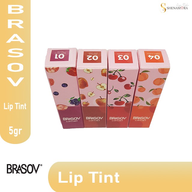 Brasov Lipstick Lip Tint 5 Gram (BPOM RI)