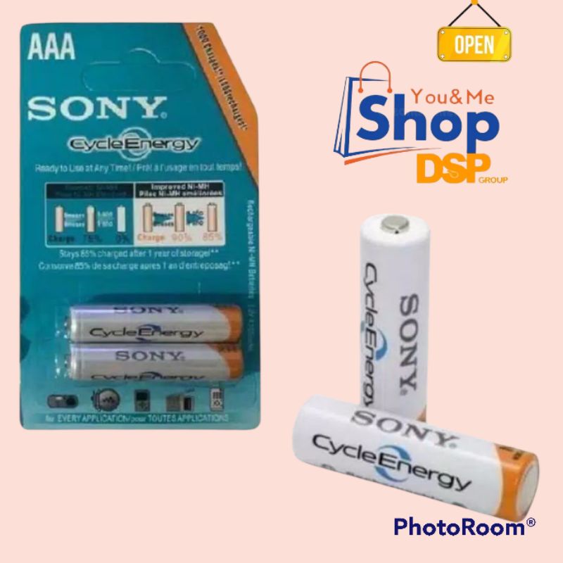 #ORIGINAL Baterai Charger Sony AAA - A3 / Batre Charger Sony AAA 4300 Mah isi 2 pcs