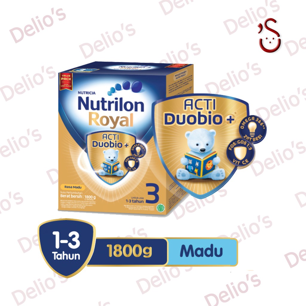 

NUTRILON ROYAL 3 1800GR MADU / NUTRILON ROYAL 3 1800GR VANILA (FREE BUBBLE WARP)