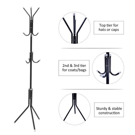 PRODUK TERLARIS Stand Hanger COATRACK Gantungan Jaket/Baju,Topi Stand Hanger Multifungsi COD