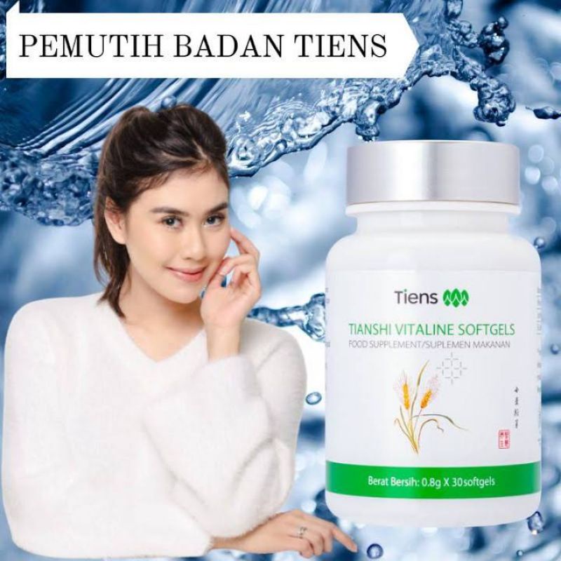 MASKER PEMUTIH VITALINE TIENS 1 BOTOL - GLOWING - TIRUS - JERAWAT - FLEK HITAM - AWET MUDA