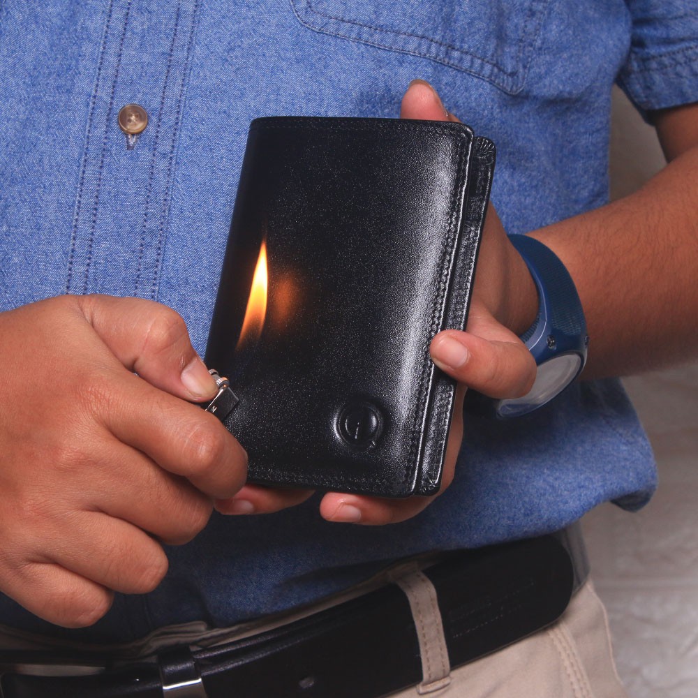 DOMPET PRIA KULIT SAPI ASLI 16 SLOT KARTU ATM DOMPET KULIT ASLI ELEGANT DAN BERKELAS D003 QI