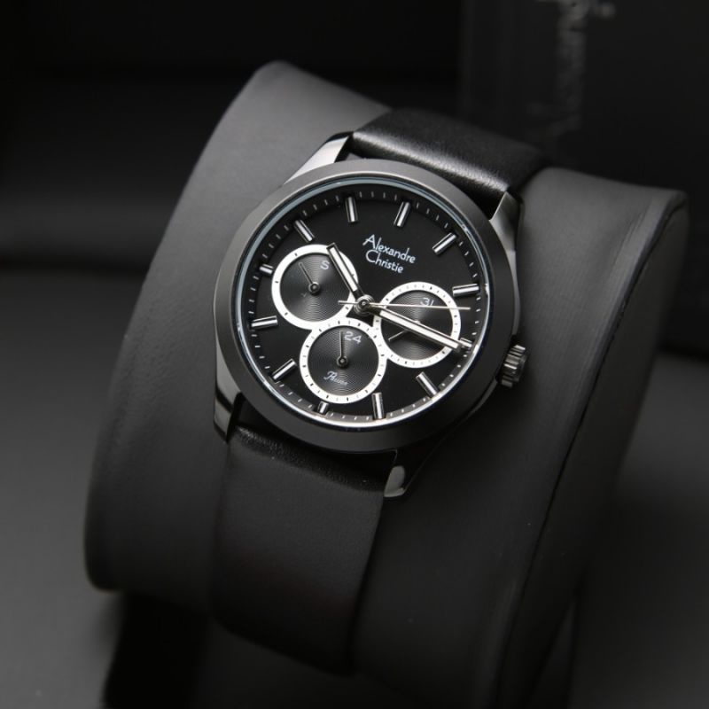 JAM TANGAN WANITA ALEXANDER CHRISTIE AC 2968 KULIT ORIGINAL