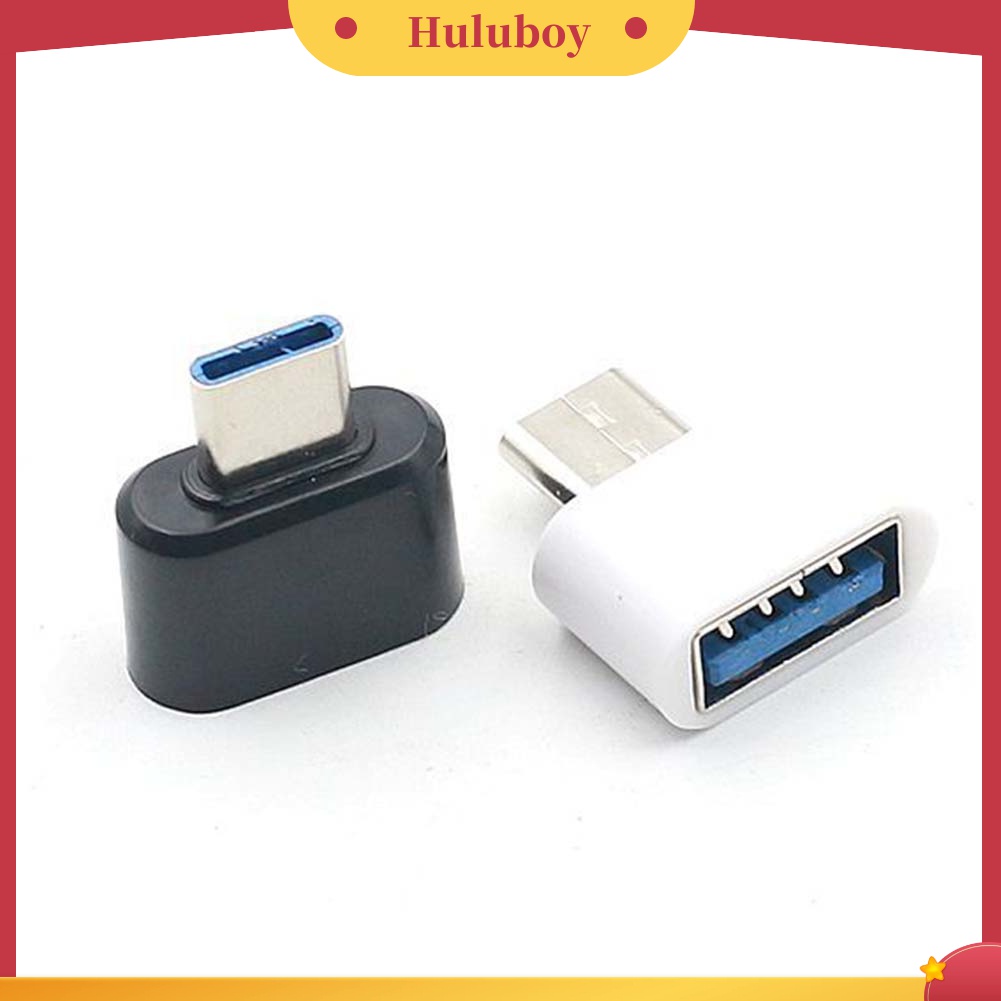 Adaptor Konektor Konverter OTG Mini Tipe C Male Ke USB Female Untuk Ponsel