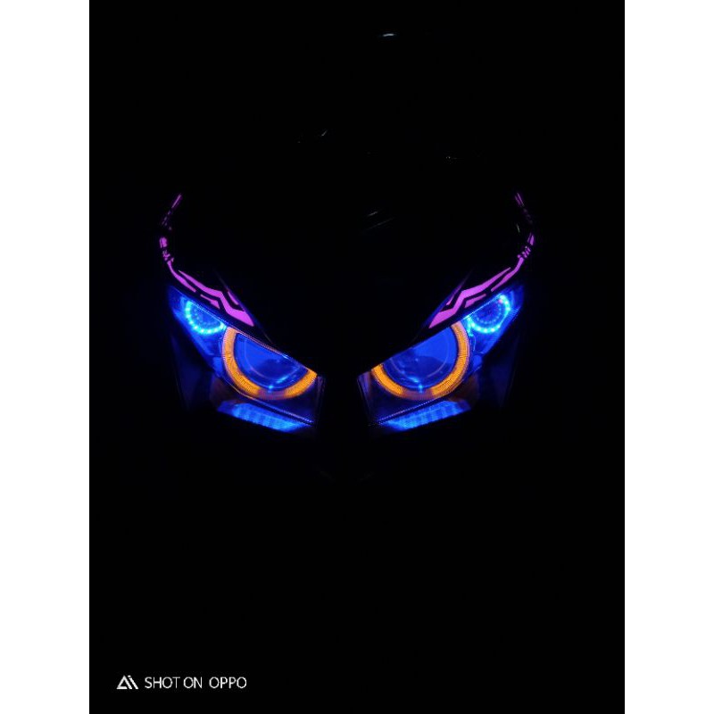 Lampu Projie HID Vario 2015 - 2017 Komplit l Custom Headlamp Reflektor Vario 125/150