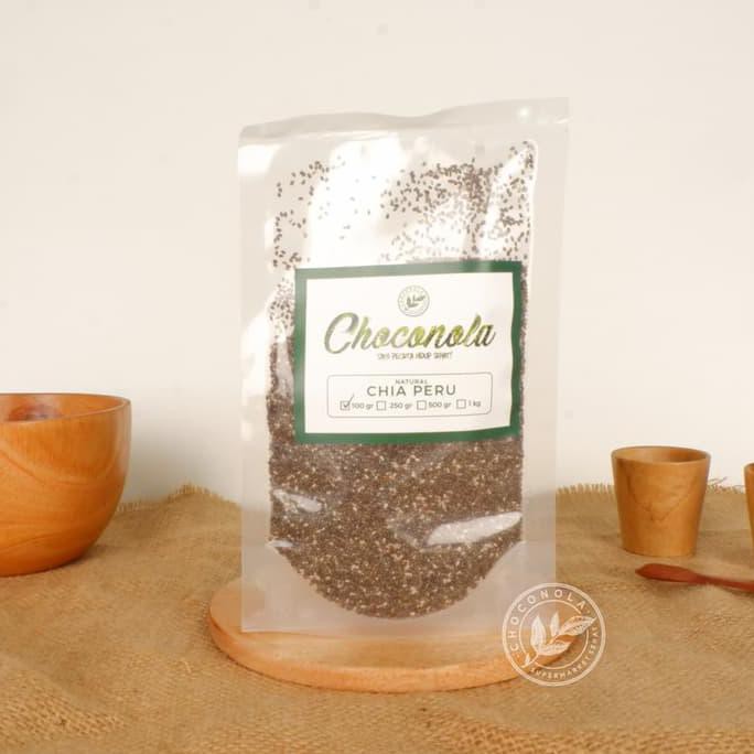 

Choconola Natural Black Chia Seed Peru 100 Gram