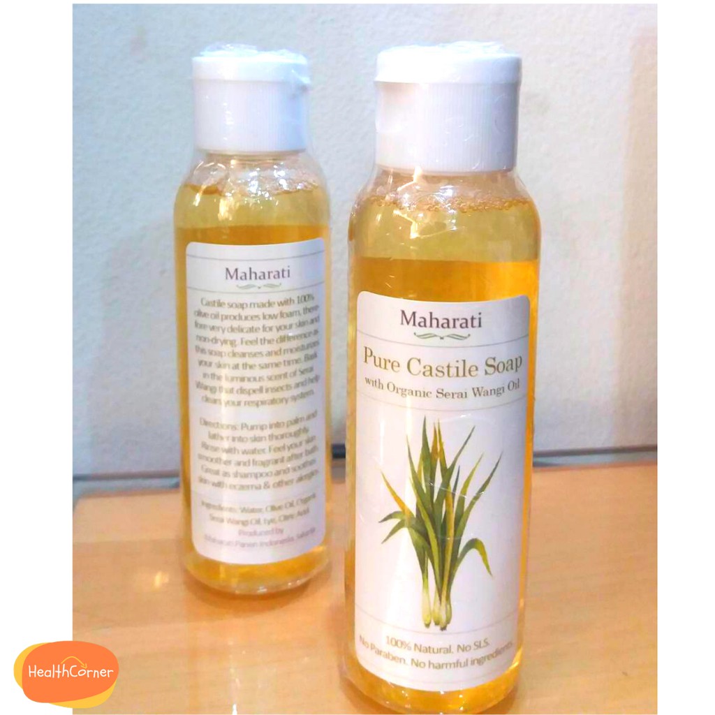 Maharati Pure Castile with Organic Serai Wangi Oil 250ml