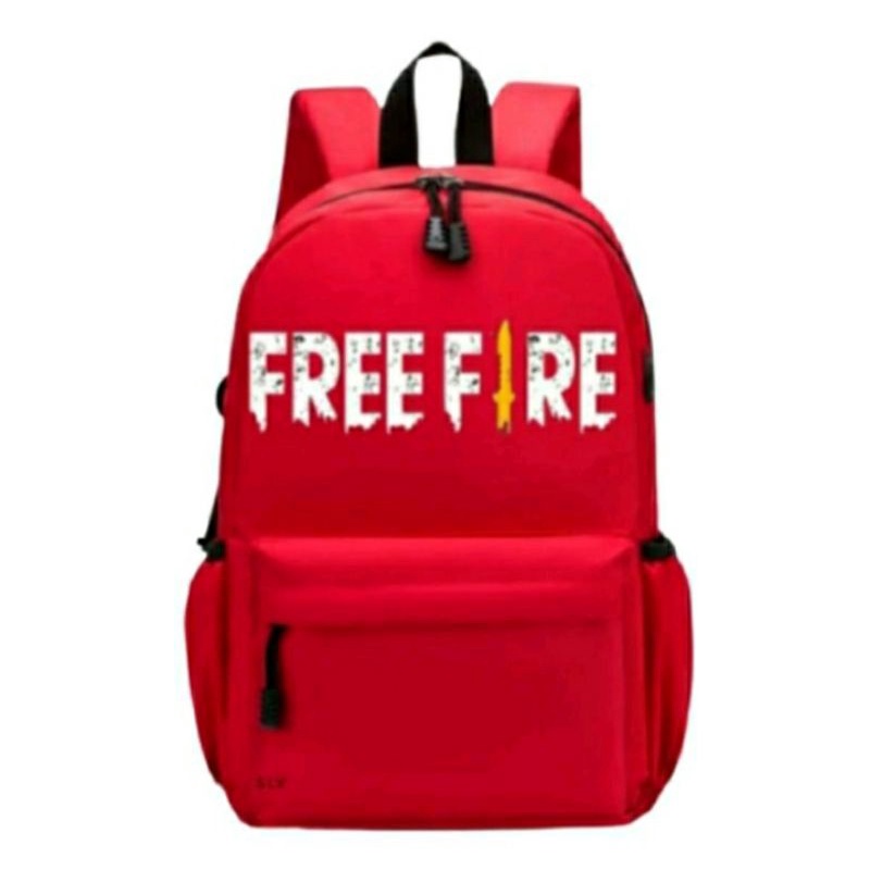 Ransel Freefire/Spiderman/Batman backpack 3in1/ 2in1 topi baseball bordir