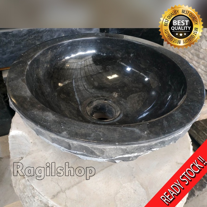 Wastafel Marmer Hitam Luar Motif Pahat Awet Bersih Toilet Dapur Asli Batu Alam Tulungagung Ragilshop