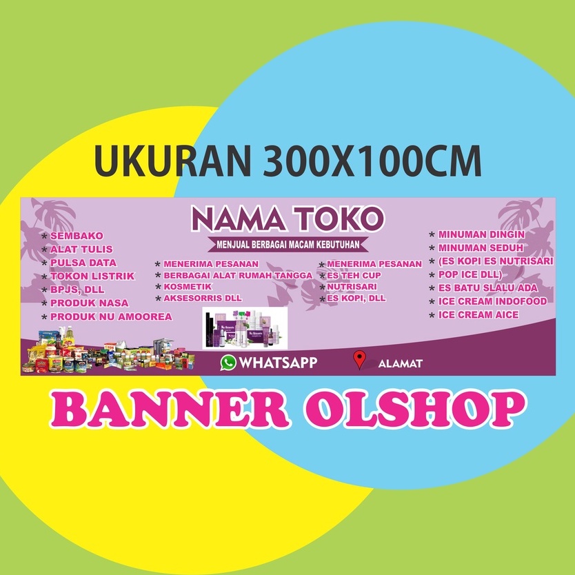 Jual Banner Olshop Spanduk Olshop Benner Bener Spanduk Baliho Indonesia Shopee Indonesia