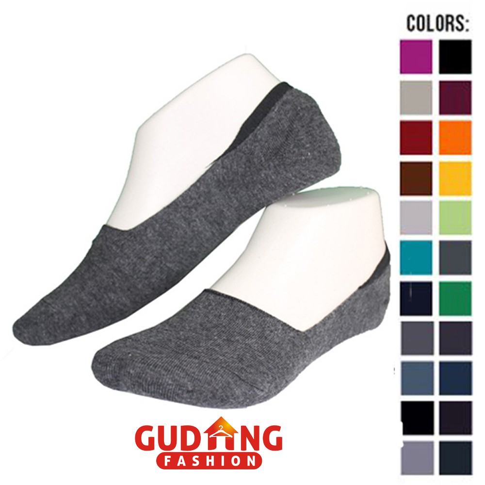 Kaos Semata Kaki Katun / Hidden Sock / Invisible Sock Banyak Pilihan Warna – SOC (COMB)