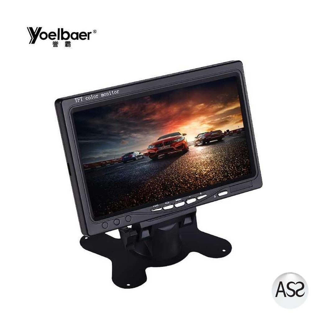 ASS Shop - Yoelbaer Layar Monitor Mobil TFT LCD 7 Inch - C-T703