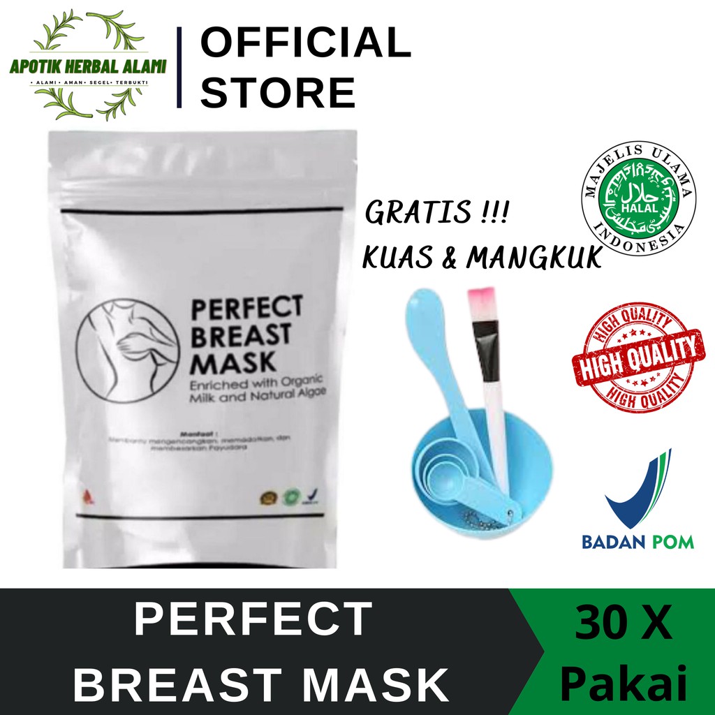 PERFECT BREAST MASK [30X] - Masker Pembesar & Pengencang Payudara Terbaik - By TIENS OFFICIAL