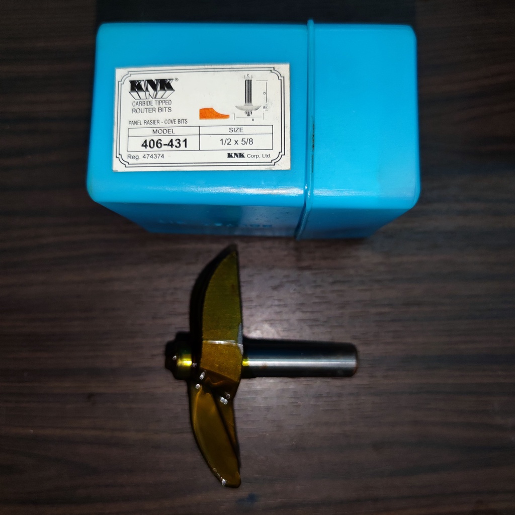 MATA PROFIL KAYU 406-431 MEREK KNK (PANEL RASIER-COVE BITS)