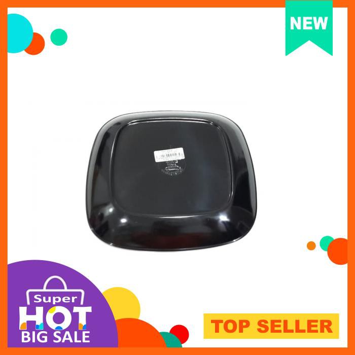 Piring Melamin Kotak 8 Inc Merah Hitam Golden Dragon