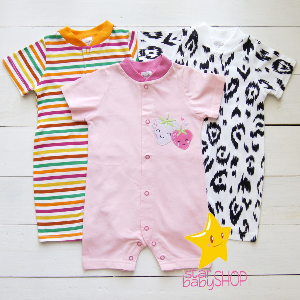 Romper Bayi  Carters  Romper Bayi  Baju  Bayi  Lengan Pendek 