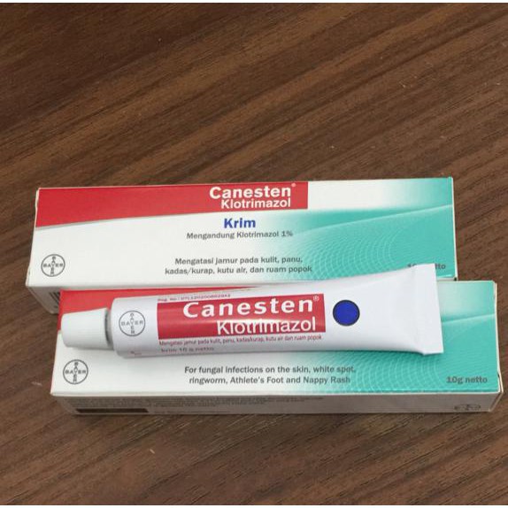 CANESTEN CR 5GR OBAT JAMUR PANU KADAS GATAL KULIT  ANTI FUNGI