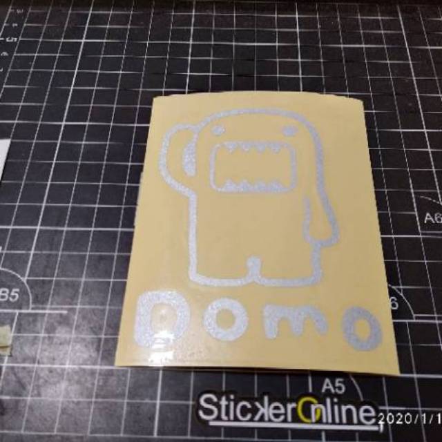 

Sticker cutting domo bahan scotlite 01