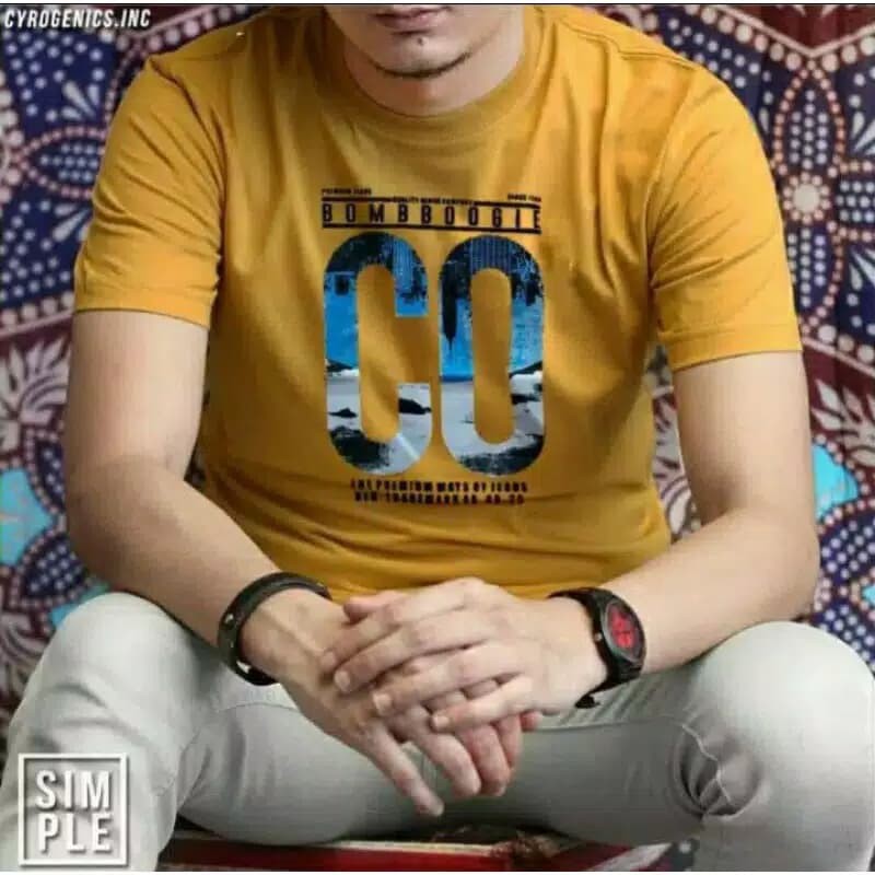 kaos/kaos pria/baju kaos/kaos bombogie