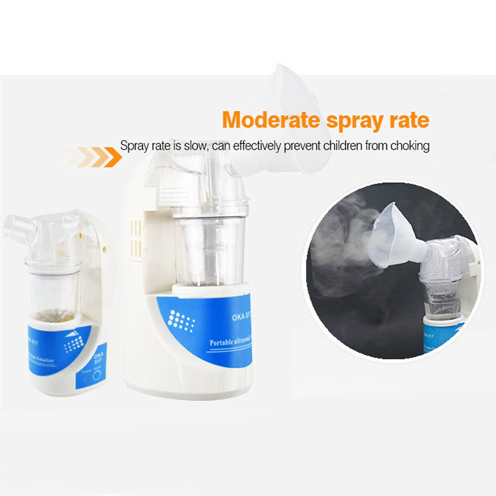 Alat Inhalasi Ultrasonic Portable - Ultrasonic Nebulizer - Alat Terapi Pernafasan  Inhale Nebulizer