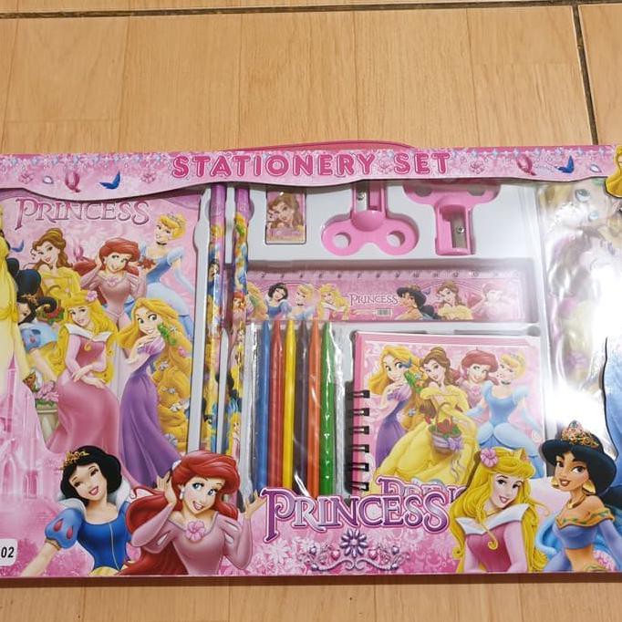 

Top!! 1 Set Perlengkapan Princess / Alat Tulis Karakter Princess / Sekolah