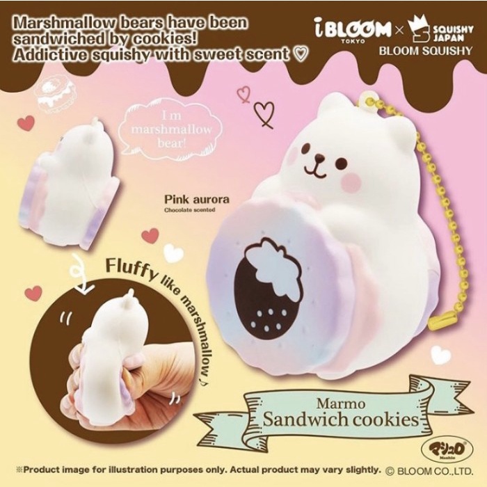 TERLARIS PROMO SQUISHY LICENSED MARMO COOKIES AURORA BY IBLOOM ORIGINAL