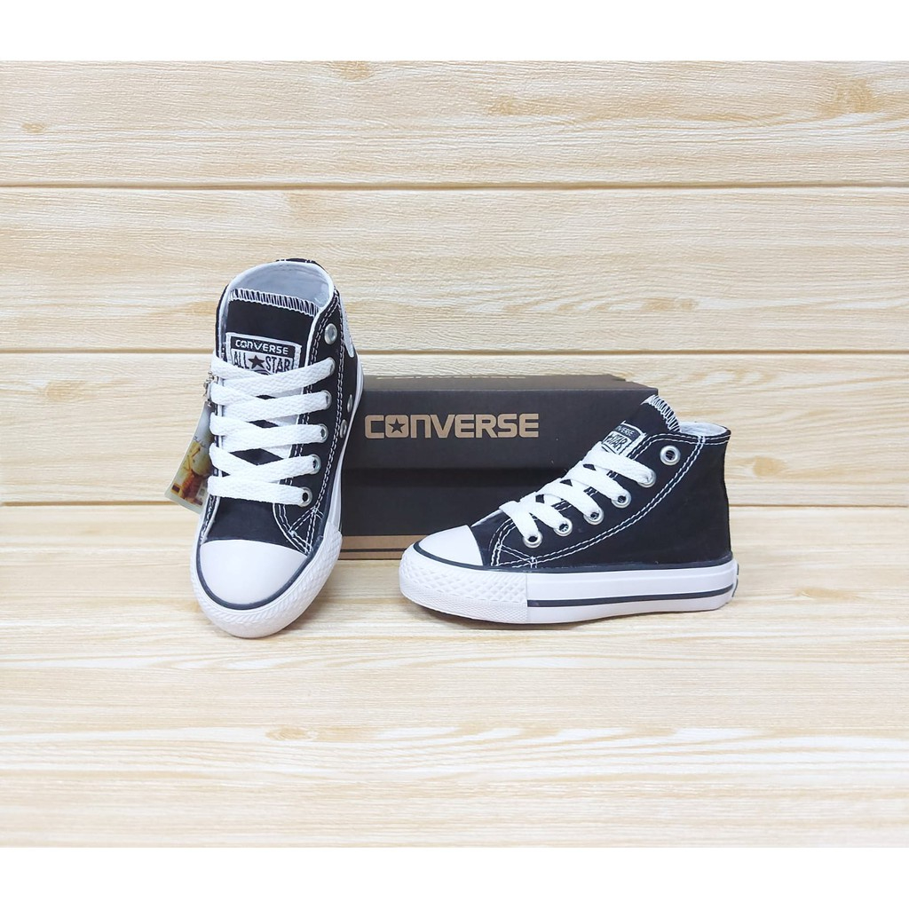 SEPATU SEKOLAH ANAK PEREMPUAN SD CONVERSE ALLSTAR WARNA HITAM WANITA PRIA ANAK LAKI-LAKI COD (Bayar di Tempat)