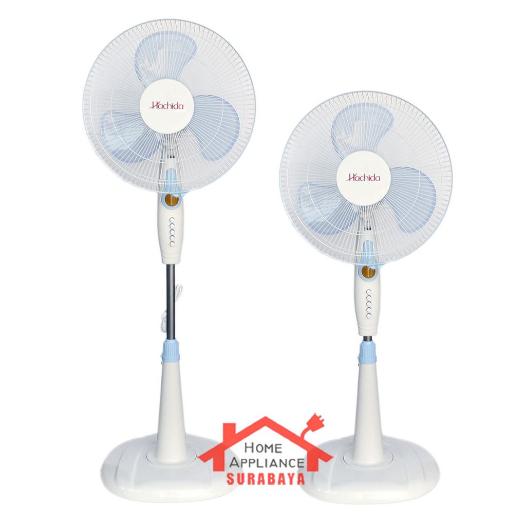 Stand Fan Kipas Angin Berdiri Kaki Bulat Hachida 16 Inch 16&quot; SF-1602 / SF 1602 / SF1602