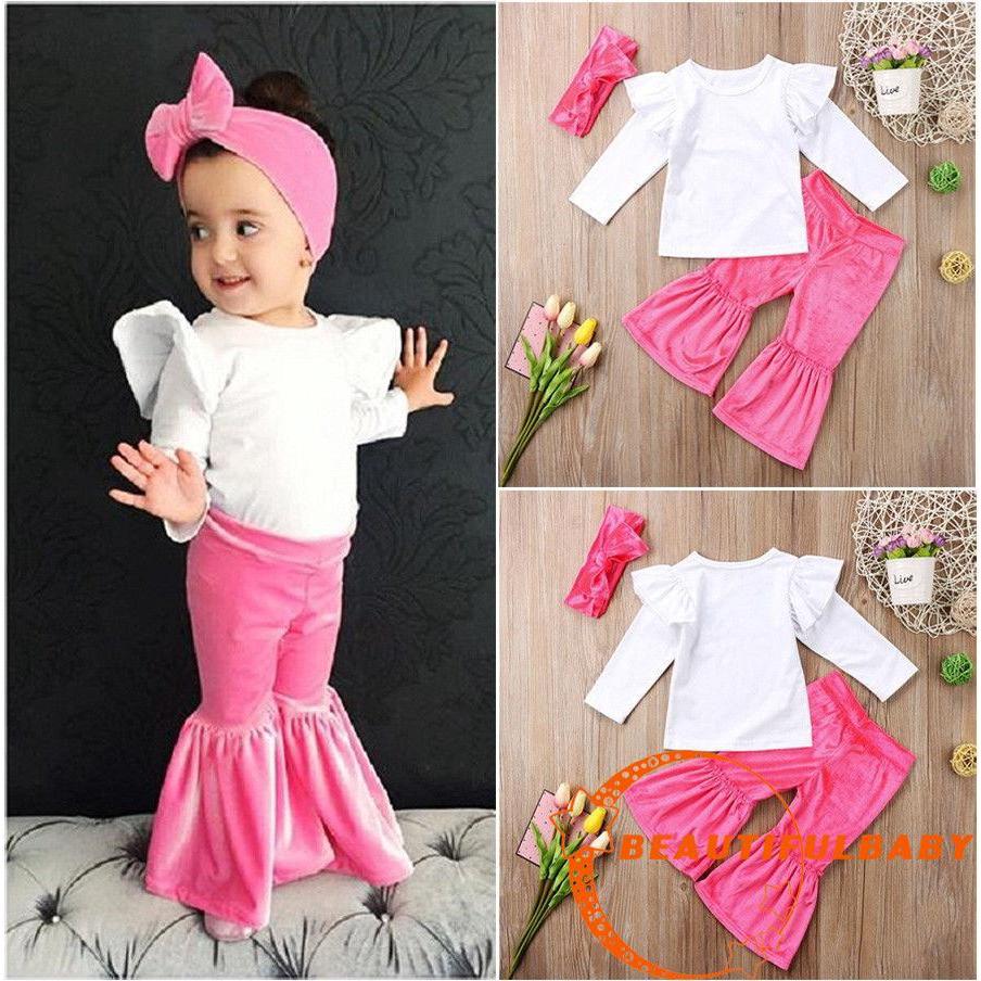 3Pcs Set Kaos  T Shirt Lengan Panjang Celana Bandana 