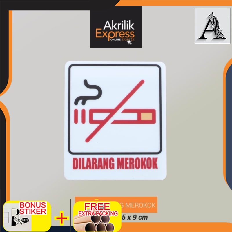 

Murah Sign dilarang merokok / Sign no smooking /