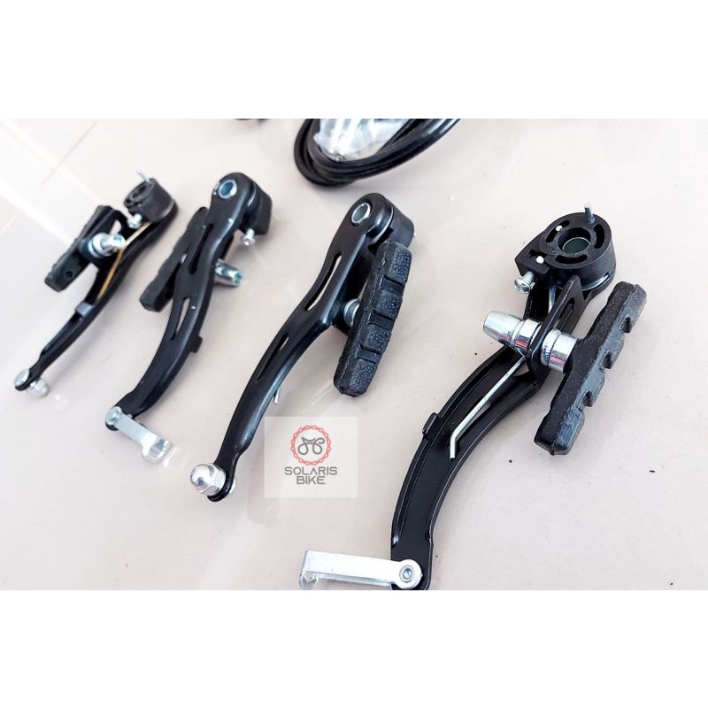 Rem Sepeda V Brake Set Alloy Lengkap TURANZA MTB BMX Lipat Folding