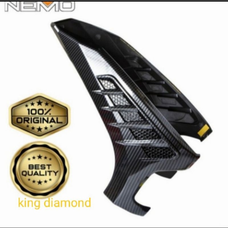 Cover tutup variasi sen depan New Nmax 2020 carbon Original Nemo Best Quality