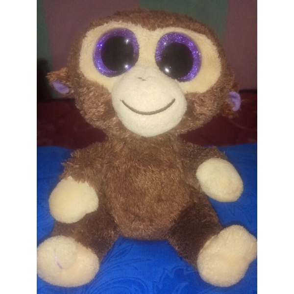 Boneka monkey mabel mata Glitter Ori ty PL