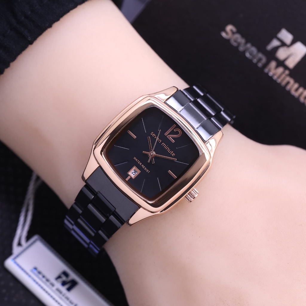 GROSERBA GROSIR JAM TANGAN RANTAI IMPORT SEVEN MINUTE M074 WANITA ORIGINAL