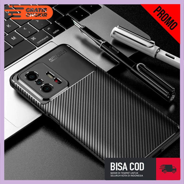 XIAOMI 11T  11T PRO SOFT CASE FOCUS CARBON ORIGINAL