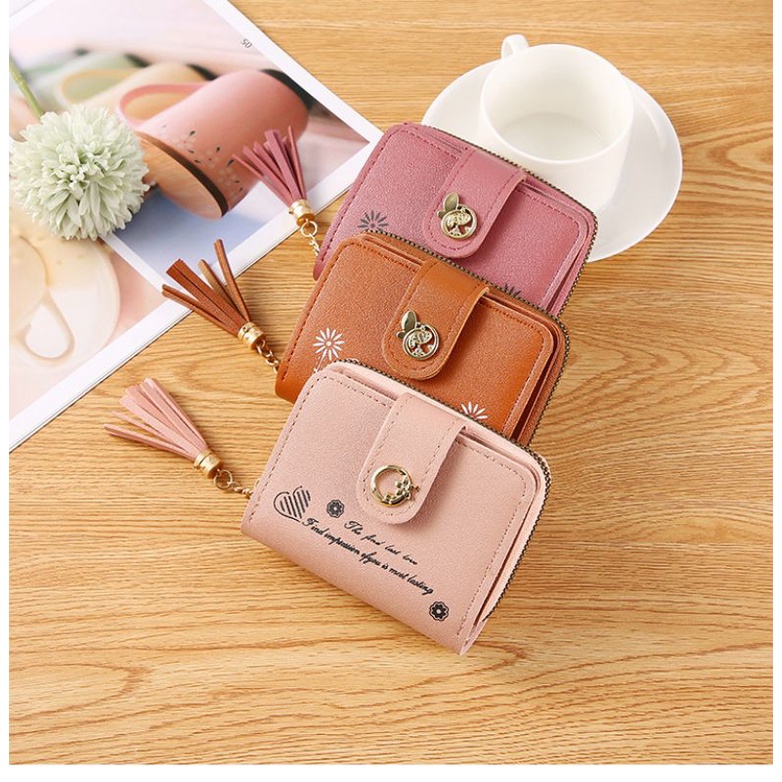 EV D 865-16 Dompet Lipat  Wanita Fashion  Import