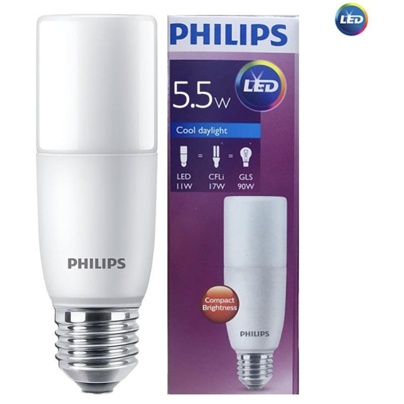 Jual Lampu LED stik stick Philips 5.5 Watt E27 | Shopee Indonesia