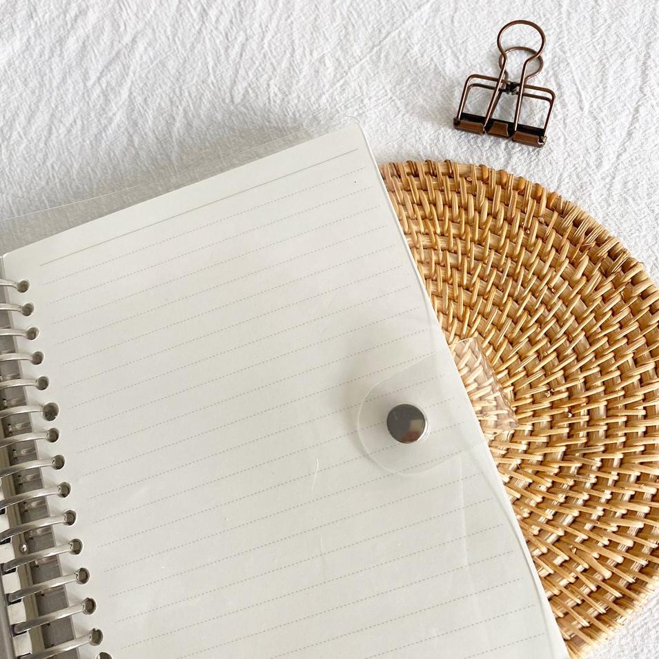 

NEW PRODUCT Y8521 (THE UNIVERSE) 20 Rings Binder A5 Bening Transparent 20rings Binder Bening BuJo Aesthetic Binder - ST015 ㊔