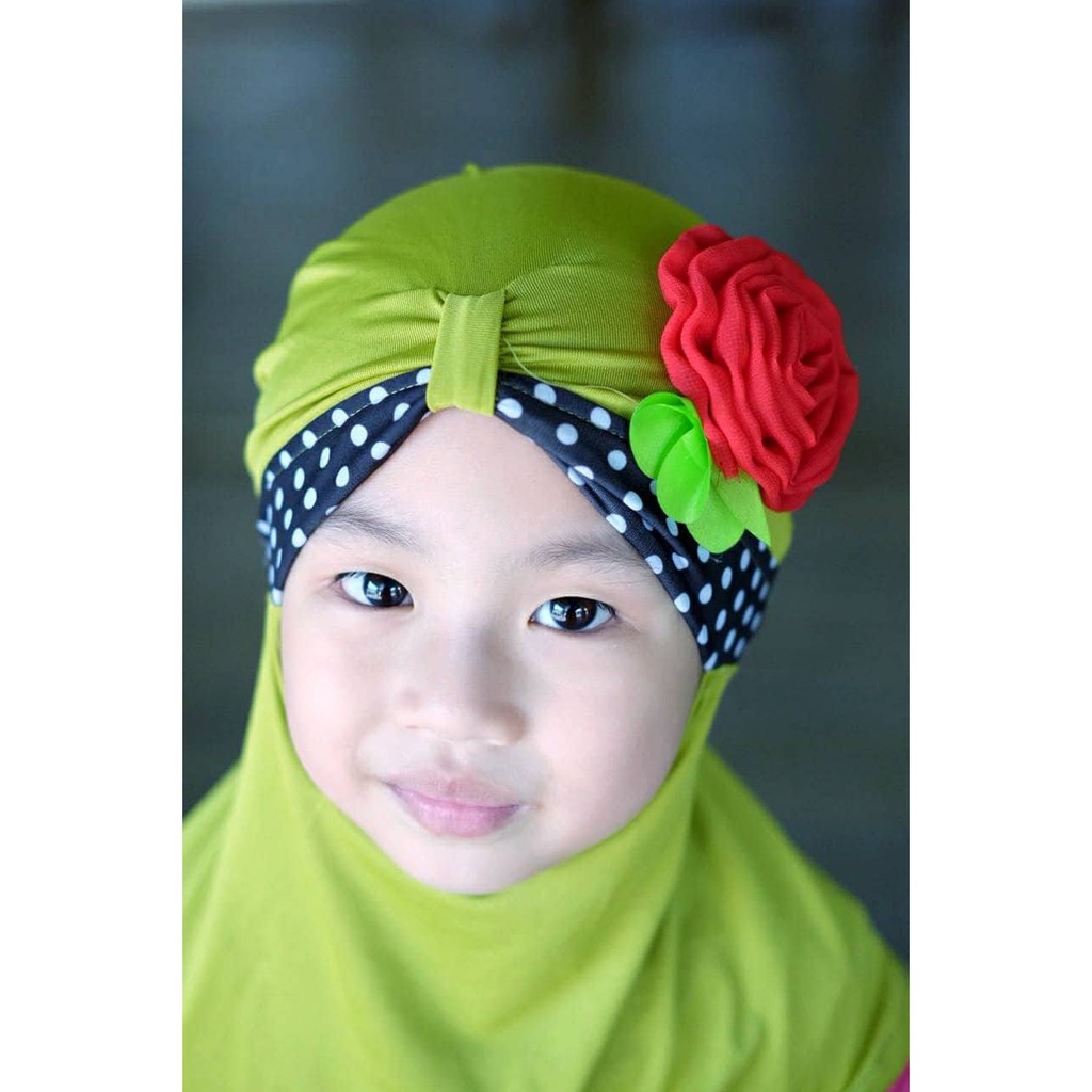 Hijab Instant Anak Cewek Pretty Floral