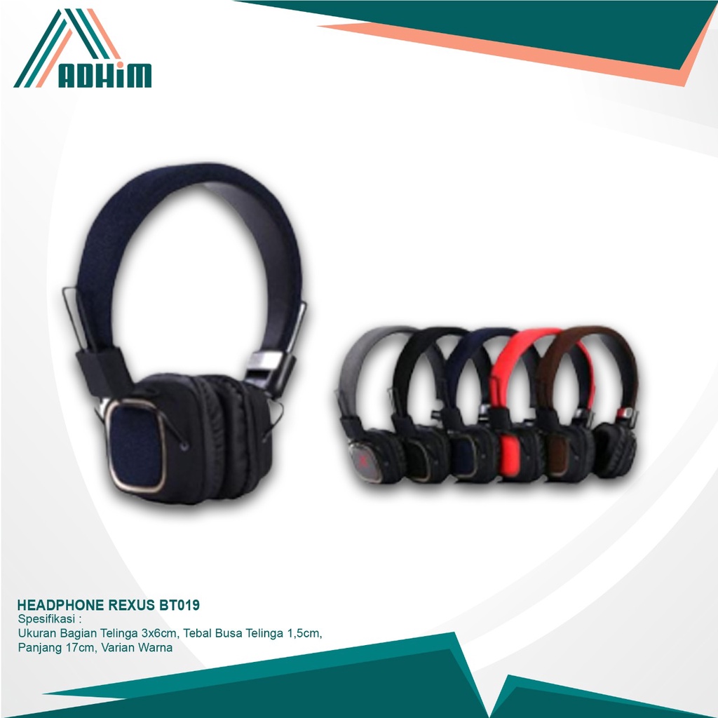 HEADPHONE BLUETOOTH REXUS BT019