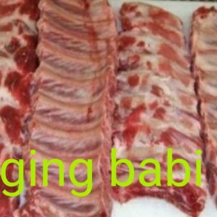 

tulang babi baikut campur iga 1kg