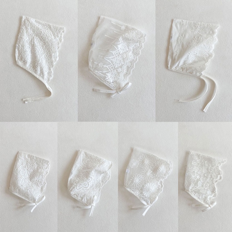 Gro Topi Bayi Perempuan Hiasan Bunga Ruffle Bahan Katun