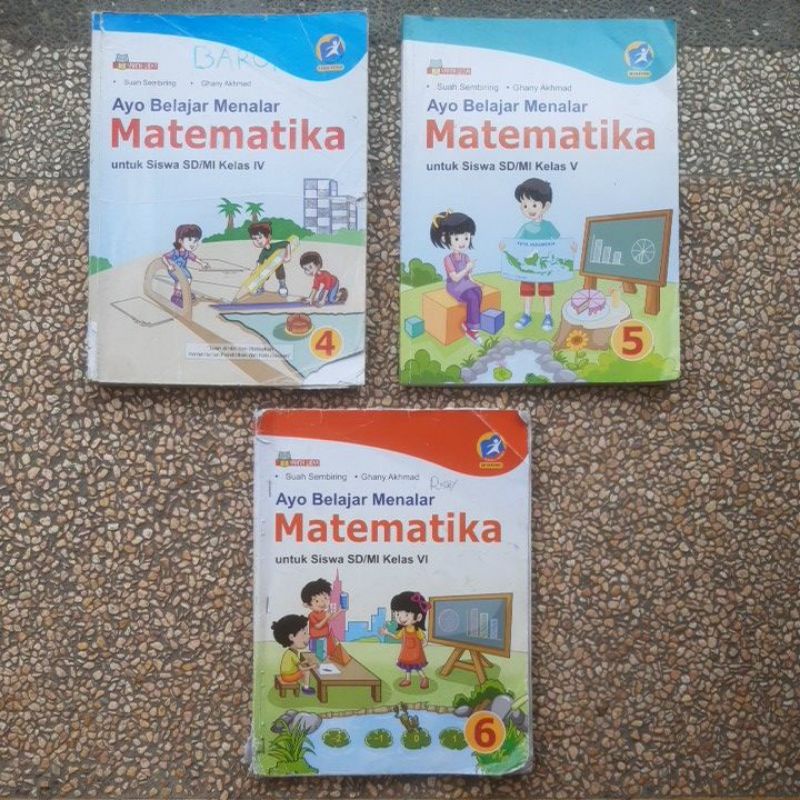 buku Ayo Belajar Menalar Matematika sd kelas 4.5.6 revisi kurikulum 13.Yrama widya
